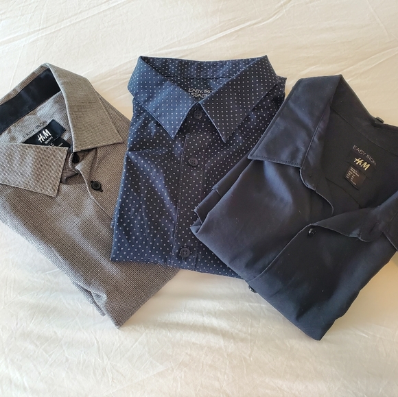 A bundle of 3 Dress Shirts #64 - Picture 2 of 9